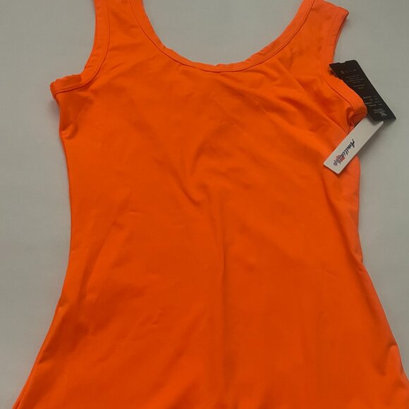Tops - Neon Orange Bodysuit